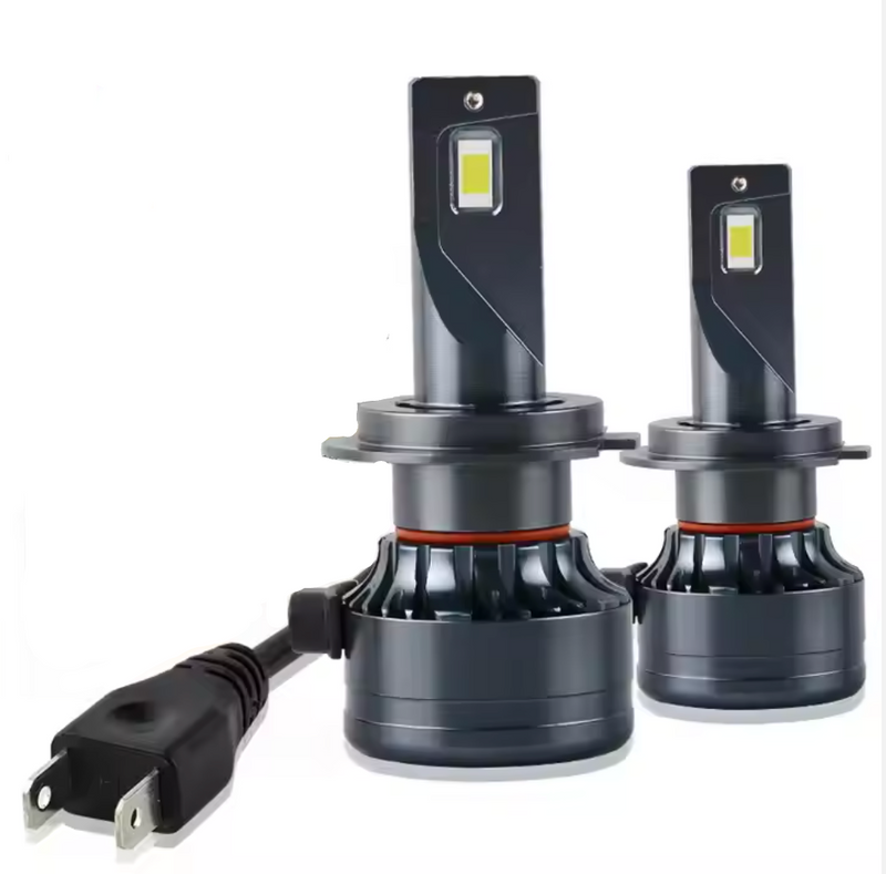 H4 LED крушки R8Z7 CANBUS + DRIVER – 9000lm, 38W, 6000K, Комплект от 2 броя