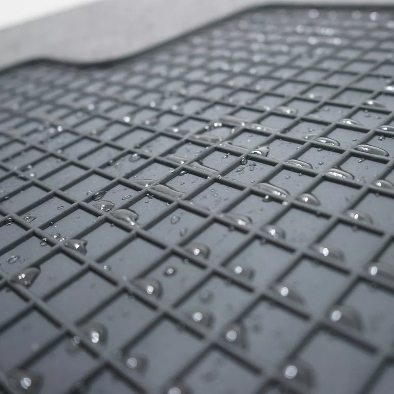 Гумени стелки Petex за Peugeot Partner (2008–2018), предни, 2 части, черни, захват B042