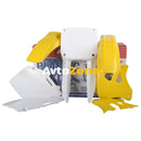 Пластмасов MX кит Polisport за Suzuki RM125 / RM250 - 1996-98 OEM Color Yellow/White - Avtozona