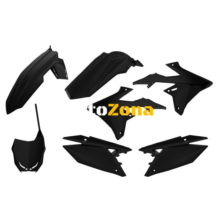 Пластмасов MX кит Polisport за Suzuki RMZ250 -2019-21 Black - Avtozona