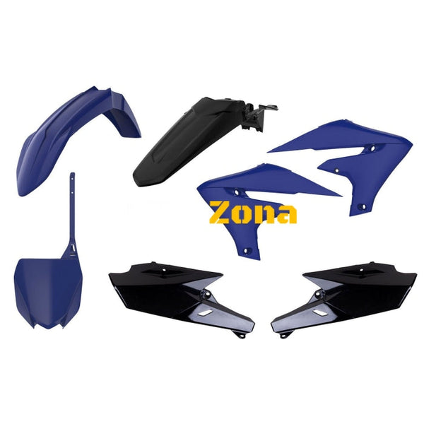 Пластмасов MX Replica кит POLISPORT за YAMAHA YZ250F - 2014-20018 / YZ450F- 2014-20017 - Blue/Black - Avtozona