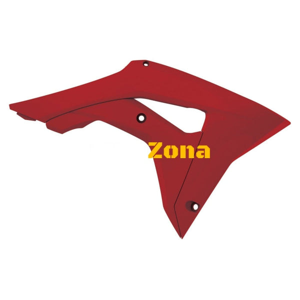Пластмасови капаци за радиатор Polisport HONDA CRF250R - 2018-21 / CRF450R - 2017-20 RED - Avtozona