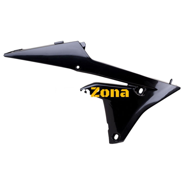 Пластмасови капаци за радиатор Polisport Yamaha YZ125/250 - 2015-20 BLACK - Avtozona