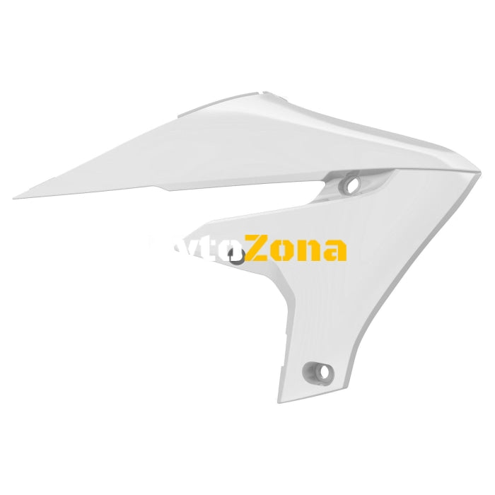 Пластмасови капаци за радиатор Polisport Yamaha YZ450F - 2018-21 White - Avtozona