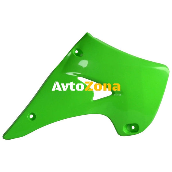 Пластмасови капаци за радиатор Polisport Kawasaki KX125 / 250 - 2003-08 Green OEM Color - Avtozona