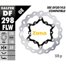Плаващ заден спирачен диск Galfer WAVE FLOATING (C. STEEL) 270x3mm DF298FLW - Avtozona
