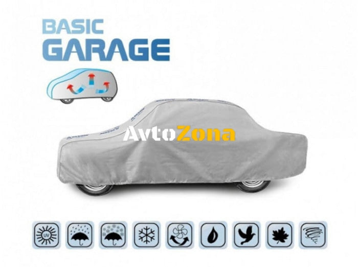 Покривало Kegel Basic Garage размер M сиво за седан - Avtozona