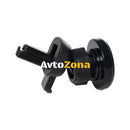 Поставка за телефон за въздуховод с магнит - черен цвят - Avtozona