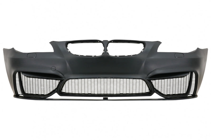 Предна Броня за BMW E60/E61 (2003-2010) - M4 Дизайн без отвори за халогени - Avtozona