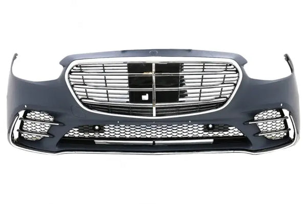 Предна броня за Mercedes S-Class W223 Limousine (2020-нагоре) с дизайн Sport Line - Avtozona