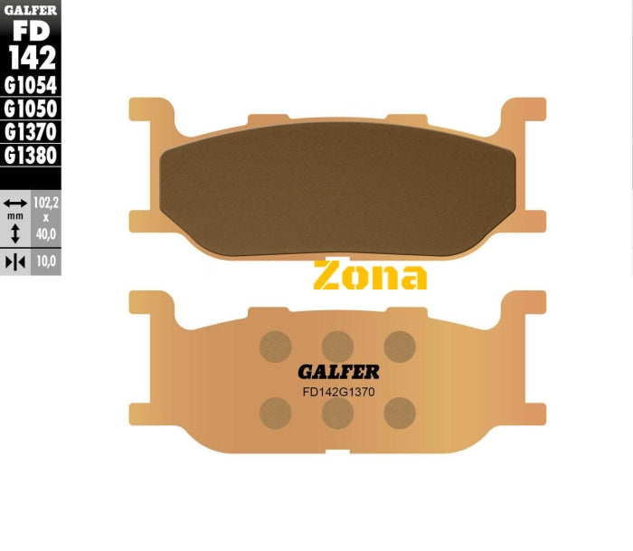 Предни мото накладки Galfer SINTERED COMPOUND FD142G1370 - Avtozona