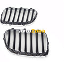 Предни решетки за BMW X1 E84 (2009-2015) - Chrome Black - Avtozona
