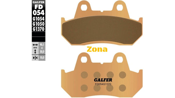 Предни/Задни мото накладки Galfer SINTERED COMPOUND FD054G1370 - Avtozona