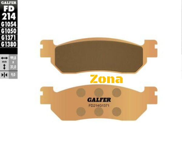 Предни/Задни мото накладки Galfer SINTERED COMPOUND FD214G1371 - Avtozona