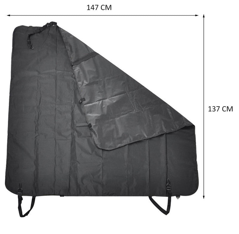 Предпазно покривало постелка протектор за седалка и багажник за домашни любимци водоустойчив 137см х 147см - Avtozona