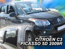 Ветробрани Team HEKO за CITROEN C3 Picasso (2009 + ) 5 врати - 4бр. предни и задни - Avtozona