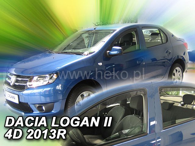 Ветробрани Team HEKO за DACIA LOGAN II (2013 + ) Sedan - 4бр. предни и задни - Avtozona