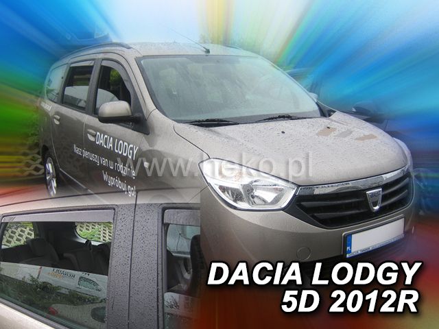 Ветробрани Team HEKO за DACIA LODGY (2012 + ) 5 врати - 4бр. предни и задни - Avtozona