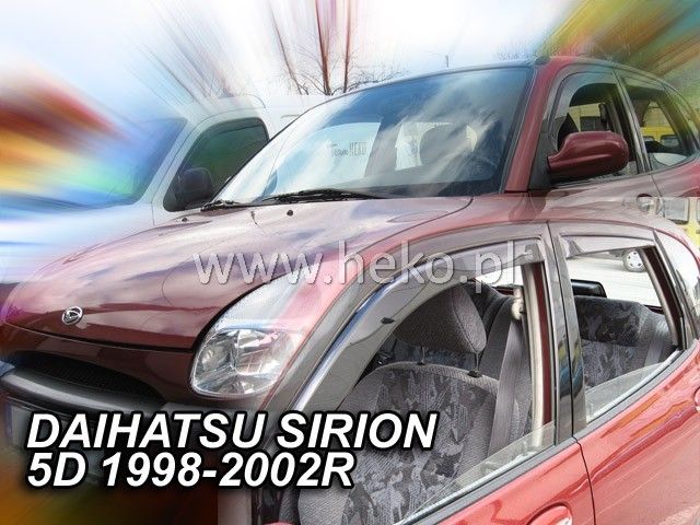 Ветробрани Team HEKO за DAIHATSU SIRION (1998-2005) 5 врати - 2бр. предни - Avtozona