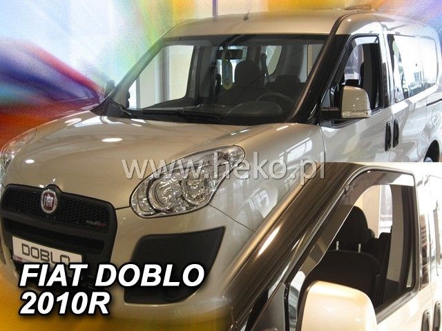 Ветробрани Team HEKO за FIAT DOBLO II (2010 + ) 5 врати - 4бр. предни и задни - Avtozona