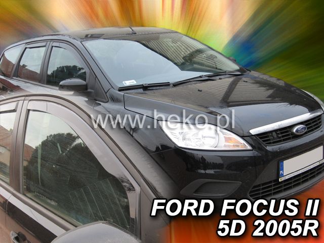 Ветробрани Team HEKO за FORD FOCUS II (2004-2011) 5 врати Sedan - 4бр. предни и задни - Avtozona