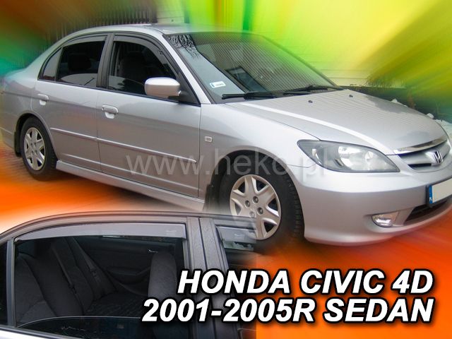 Ветробрани Team HEKO за HONDA CIVIC VII (2001-2005) Sedan - 4бр. предни и задни - Avtozona