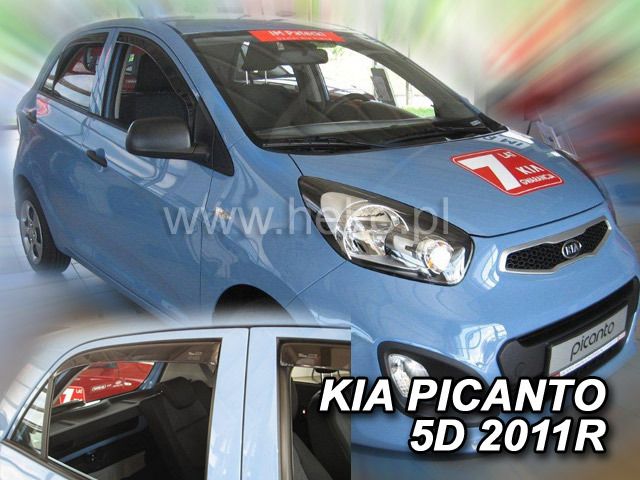 Ветробрани Team HEKO за KIA PICANTO (2004-2011) 5 врати - 4бр. предни и задни - Avtozona