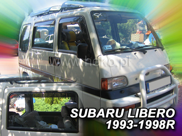 Ветробрани Team HEKO за SUBARU LIBERO (1993-1999) 4 врати - 4бр. предни и задни - Avtozona