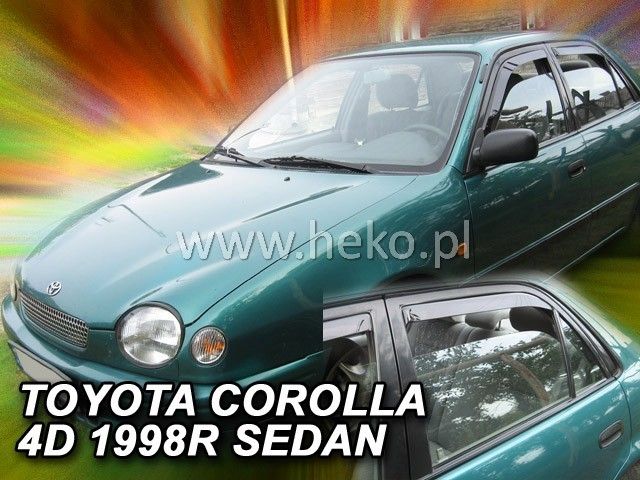Ветробрани Team HEKO за TOYOTA COROLLA (1997-2001) 4 врати sedan - 4бр. предни и задни - Avtozona