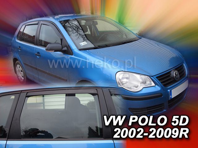 Ветробрани Team HEKO за VW POLO (2002-2009) 5 врати - 4бр. предни и задни - Avtozona