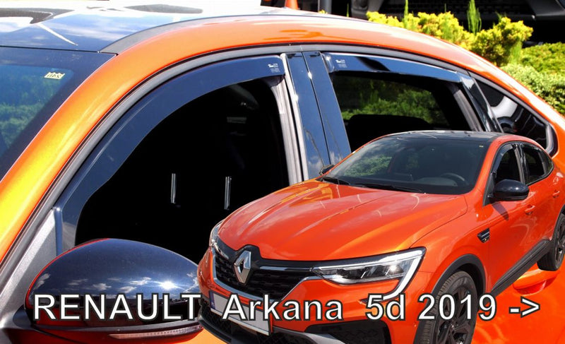 Ветробрани Team HEKO за Renault Arkana 5D (2019 + ) 5 врати - 4бр. предни и задни - Avtozona