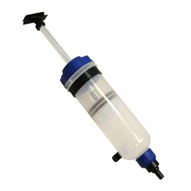Ръчна шприц - помпа за засмукване и изтласкване на масло в комплект с накрайници 1.5 л.1.5L - Avtozona