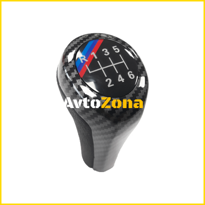 Топка за скоростен лост за BMW - 6 скорости - карбон - Avtozona
