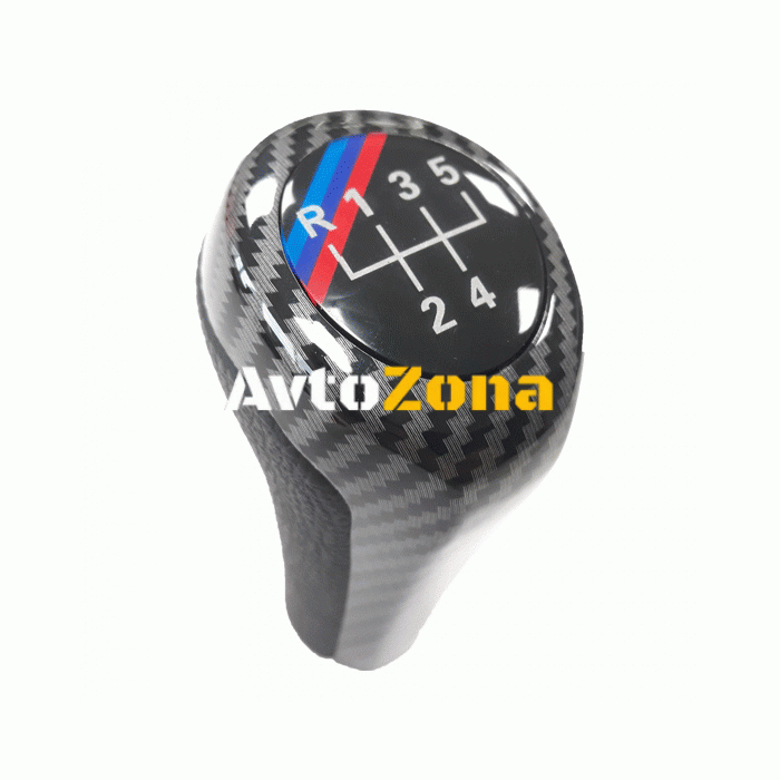 Топка за скоростен лост за BMW - 5 скорости - карбон - Avtozona