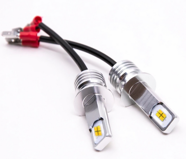 Комплект от 2 LED крушки за фарове H1 12V-24V, 6000K, 360° осветяване