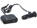 Разклонител за запалка 2-ка + 2 USB порта - Avtozona