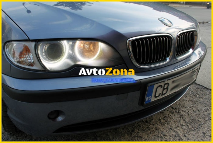 Ангелски Очи Диодни за BMW E46 седан комби (1998-2005) / купе (1998-2003) - с 140 диода - Avtozona