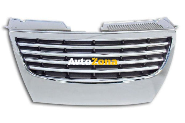 Решетка без емблема VW PASSAT3C (2005-2010) - хром - Avtozona