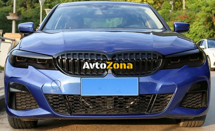 Решетки за BMW G20 (2018 + ) - Гланц - двойни М-дизайн - гланц - Avtozona
