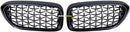 Решетки за BMW G30 (2018-2021) - Diamond-Chrome-Black - Avtozona