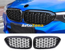 Решетки за BMW G30 (2018-2021) - Diamond Glossy Black - Avtozona