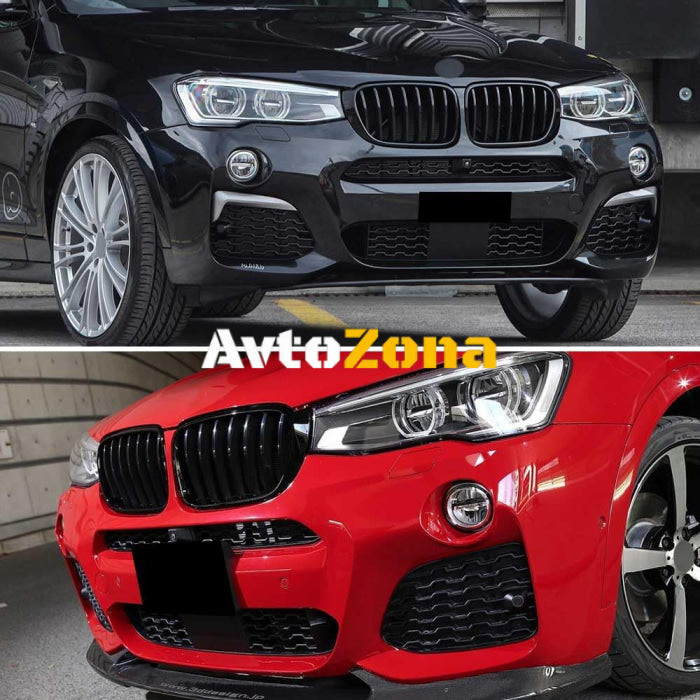 Решетки за BMW X4 F26 (2014-2018) - Гланцово черни - Avtozona