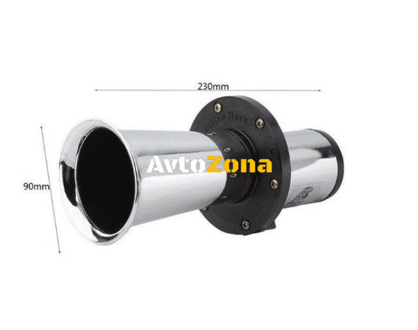 Ретро тромба клаксон с компресор подходящ за всички превозни средства на 12v 110dB - Avtozona