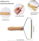 Ръчна четка за премахване на почистване на власинки мъх животински косми от дрехи и текстил - Avtozona