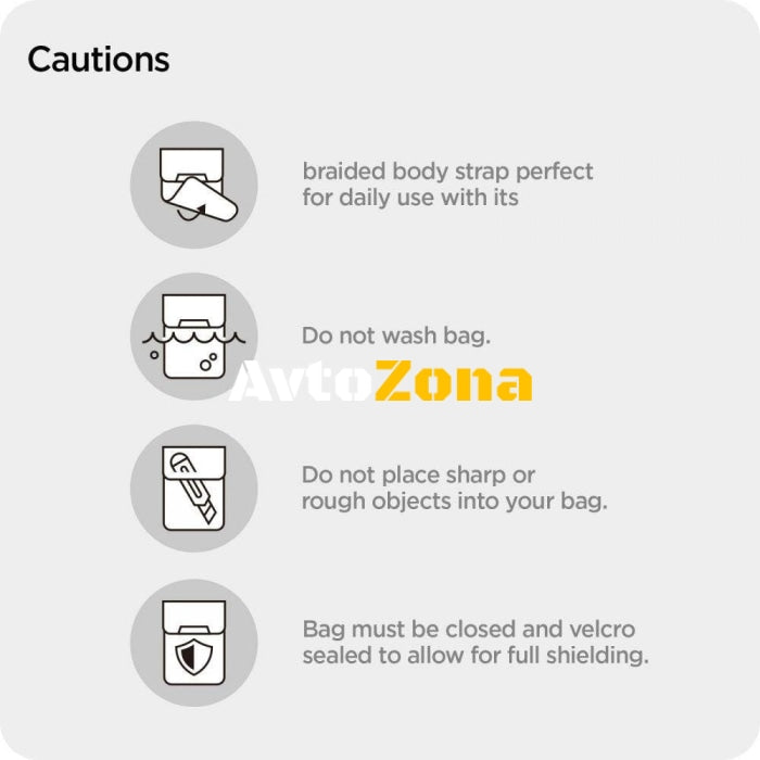 Самоблокиращ кейс за ключове и карти Spigen Faradya RFID черен - Avtozona