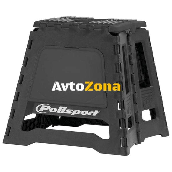 Сгъваема стойка за мотор Polisport - black/black - Avtozona