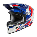 Мотокрос каска O’NEAL 3SERIES RIDE BLUE/WHITE/RED V.24 - Avtozona