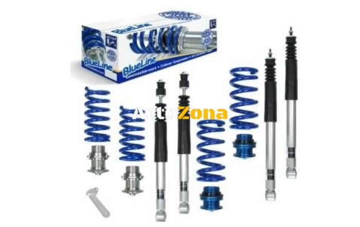 Регулируемо окачване със сини пружини за Mercedes W208 W210 W202 (1993-2000) - Avtozona