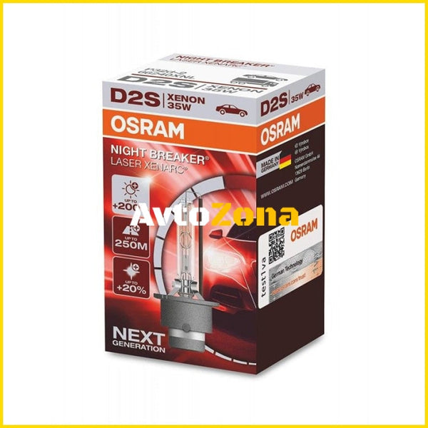 Kсенонова крушка D2S Osram - + 200% Night Breaker Laser - Avtozona