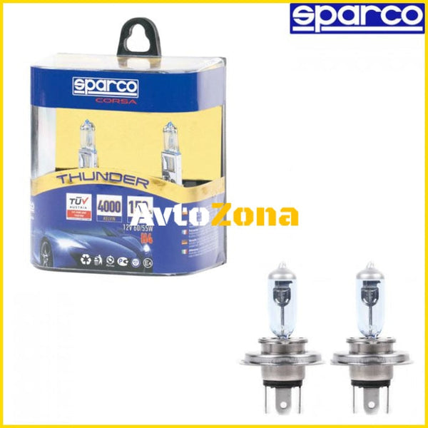 Крушки Sparco H4 12V 55W - THUNDER 2бр/к-т - Avtozona